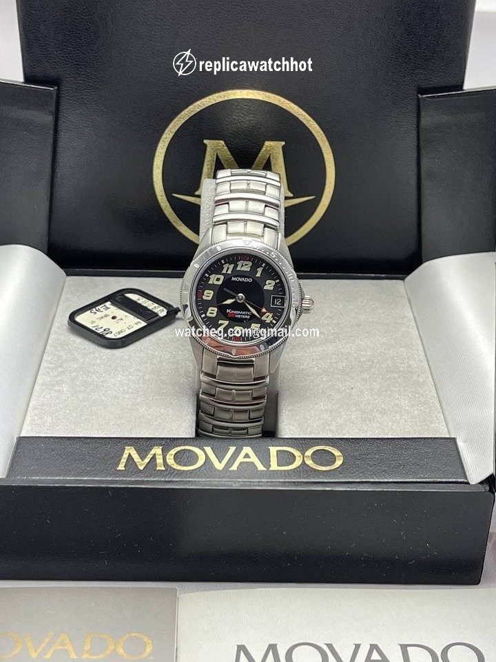 Movado Kingmatic Mens watch Unisex Automatic Steel 84-D7-867 ser. 3723222 2