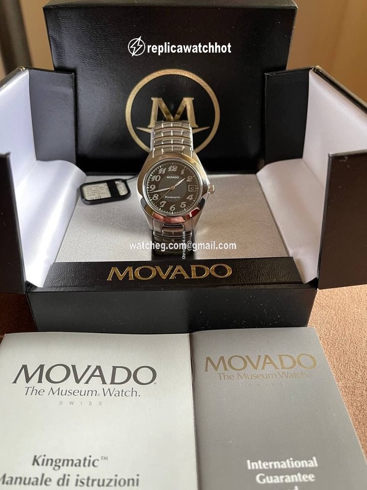Movado Kingmatic Mens watch Unisex Automatic Steel Ref. 84-D7-875  Ser. 3716550 2