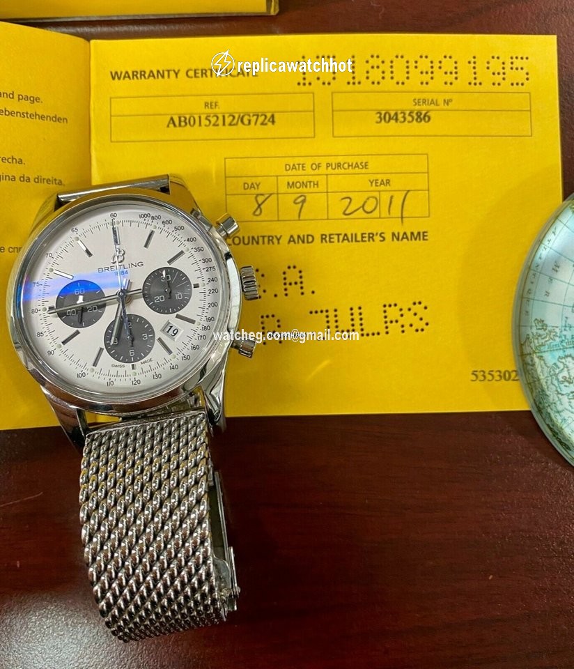 Breitling Transocean Chronograph Automatic Steel AB015212 2