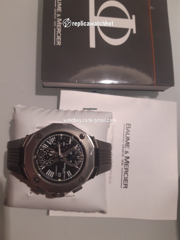 Baume & Mercier Riviera Mens watch Unisex Automatic Steel 65605 chrono xxl 2
