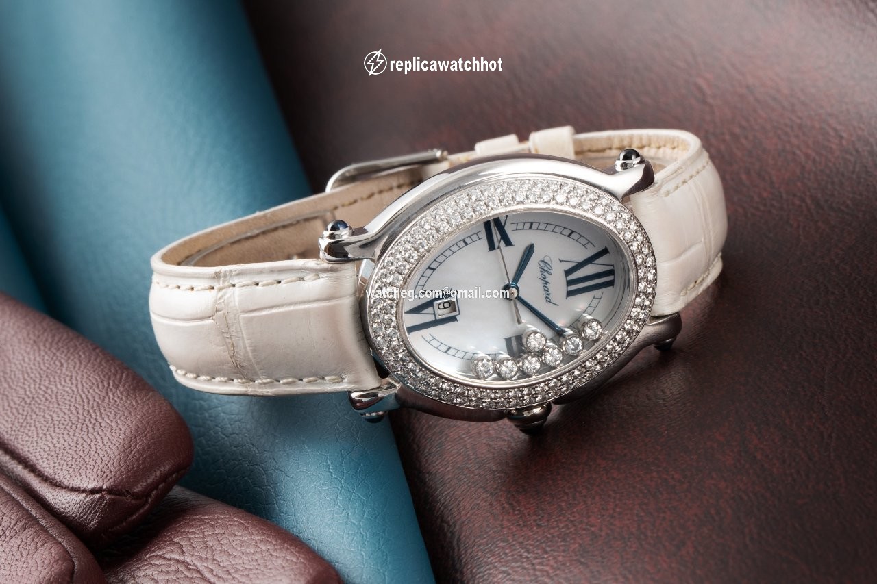 Chopard Happy Sport Womens watch Quartz White gold 27 7012-23 2