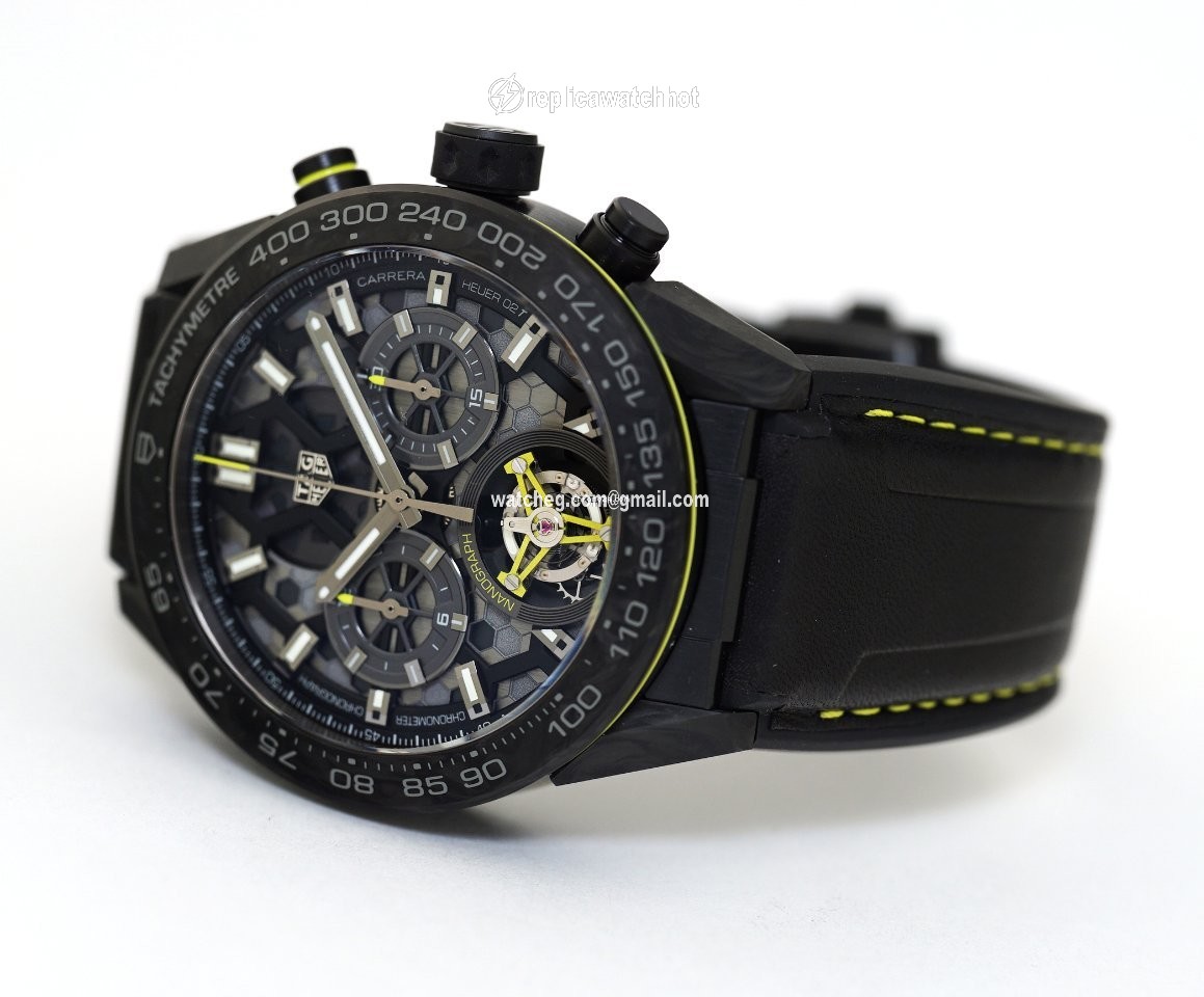 TAG Heuer Carrera Heuer-02T Mens watch Unisex Automatic Titanium CAR5A8K.FT6172 2