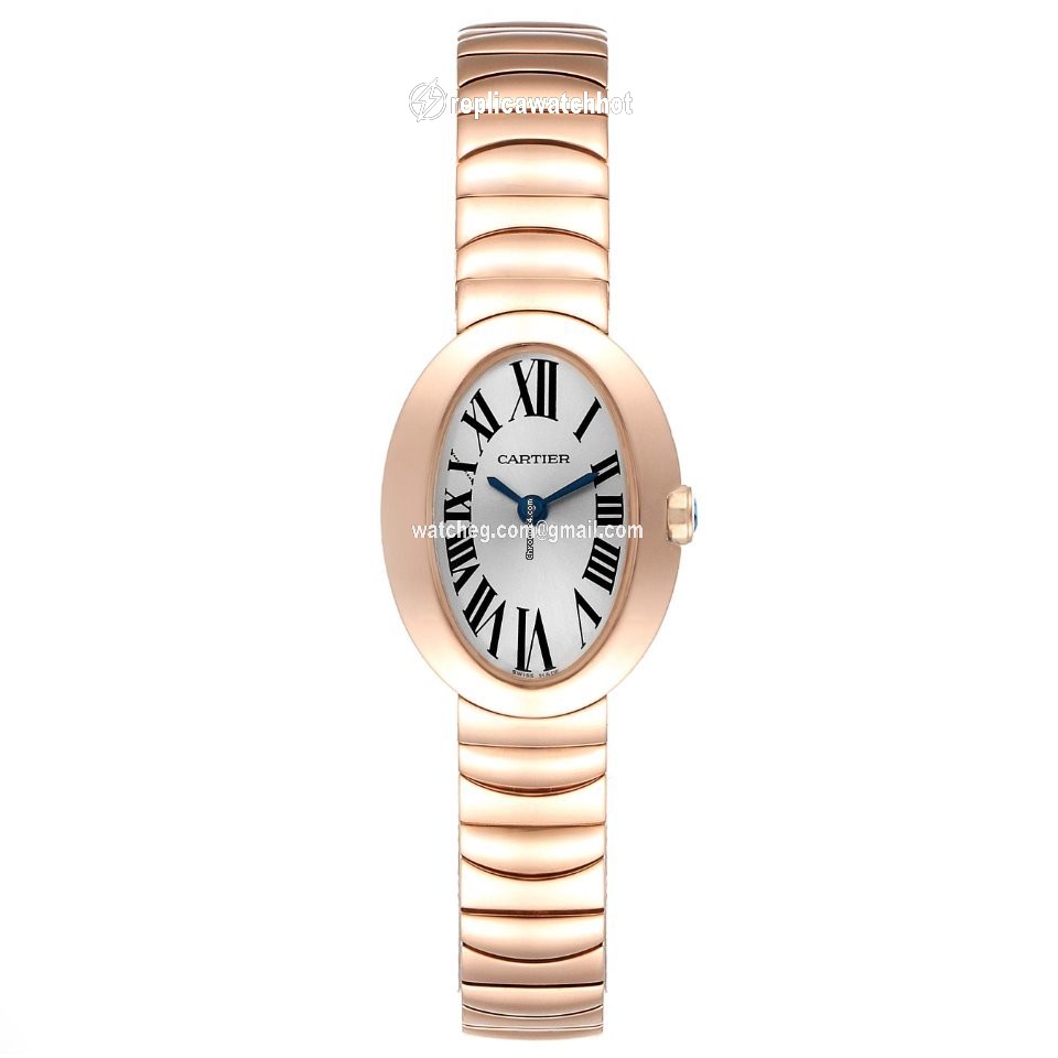 Cartier Baignoire Womens watch Quartz Rose gold W8000015 2