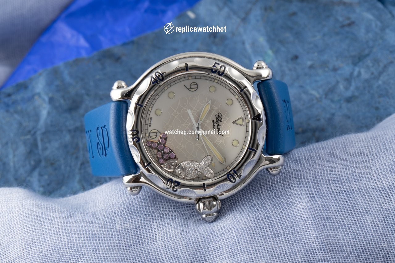 Chopard Happy Sport Womens watch Quartz Steel 28 8347 8-403 2