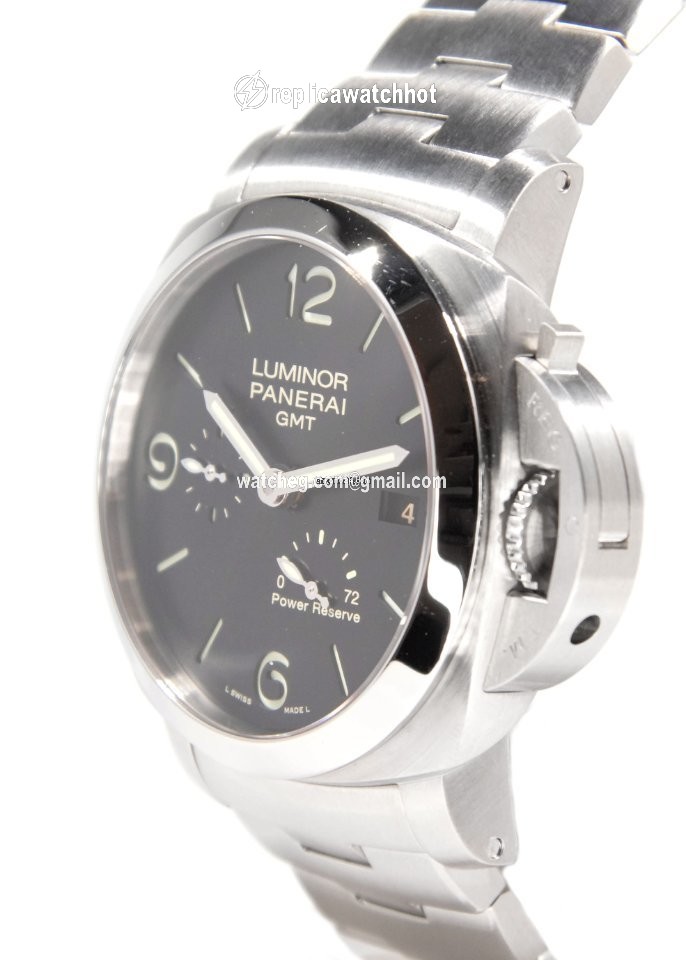 Panerai Luminor 1950 3 Days GMT Power Reserve Automatic Mens watch Unisex Automatic Steel PAM 00347 2