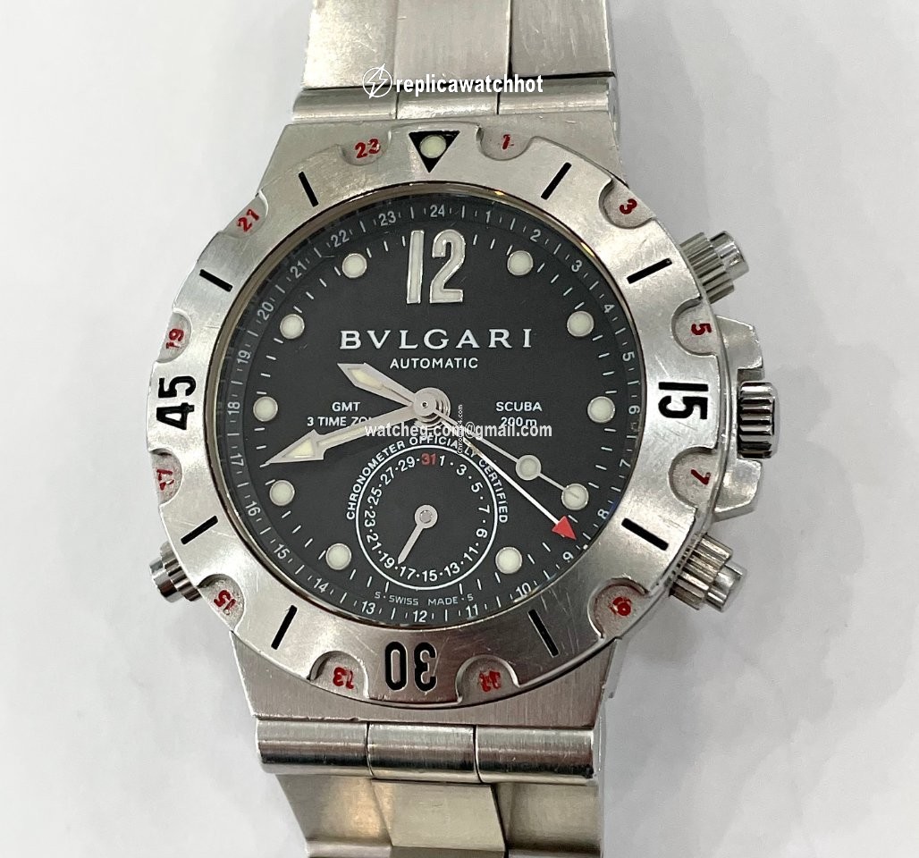 Bulgari Diagono Mens watch Unisex Automatic Steel SD38SGMT 2