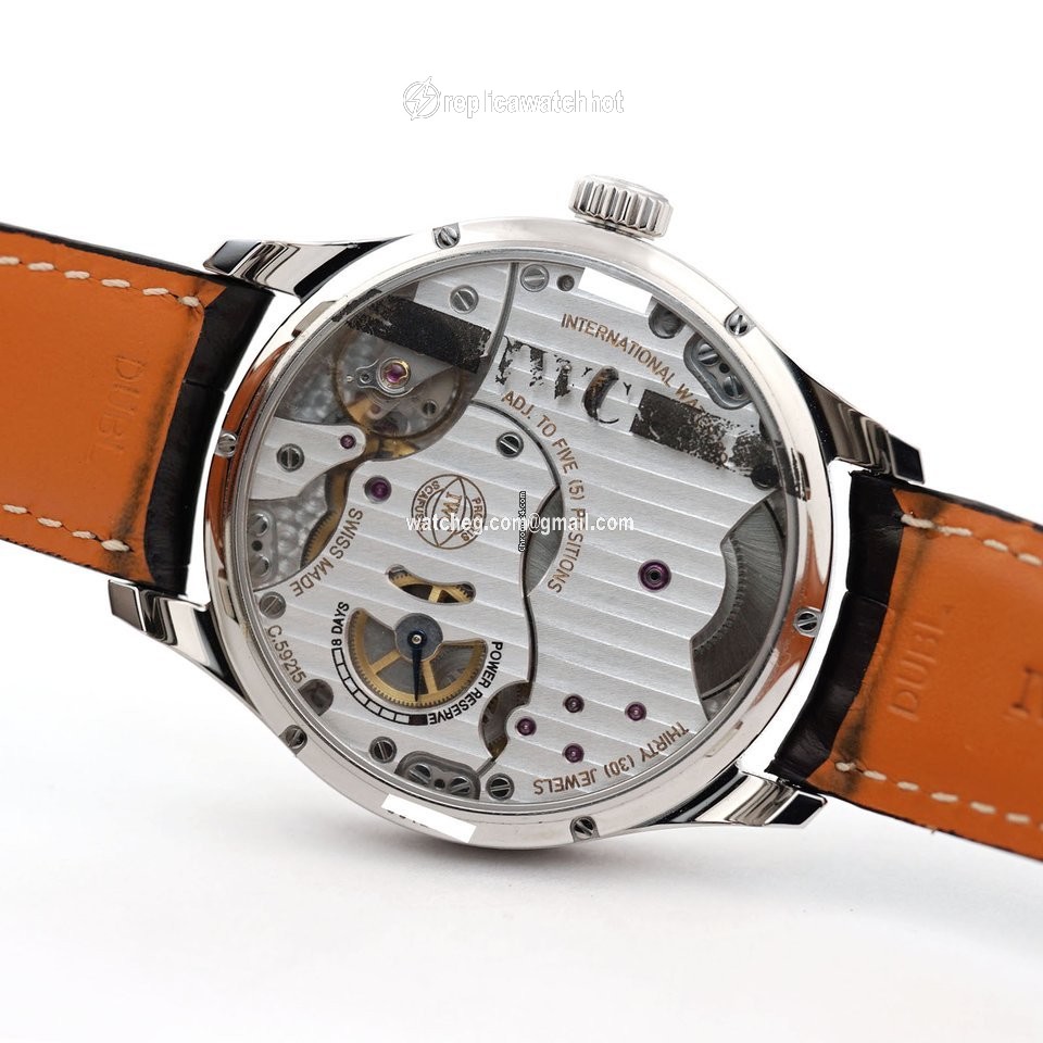IWC Portuguese Hand-Wound Mens watch Unisex Manual winding Steel IW510203 2