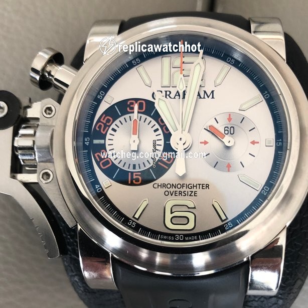 Graham Chronofighter Oversize Mens watch Unisex Automatic Steel 20VAS 2