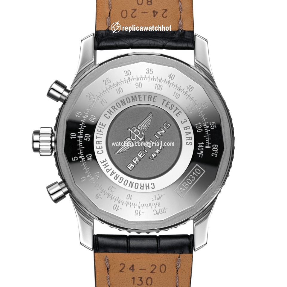 Breitling Navitimer Rattrapante Mens watch Unisex Automatic Steel AB0311211G1P2 2