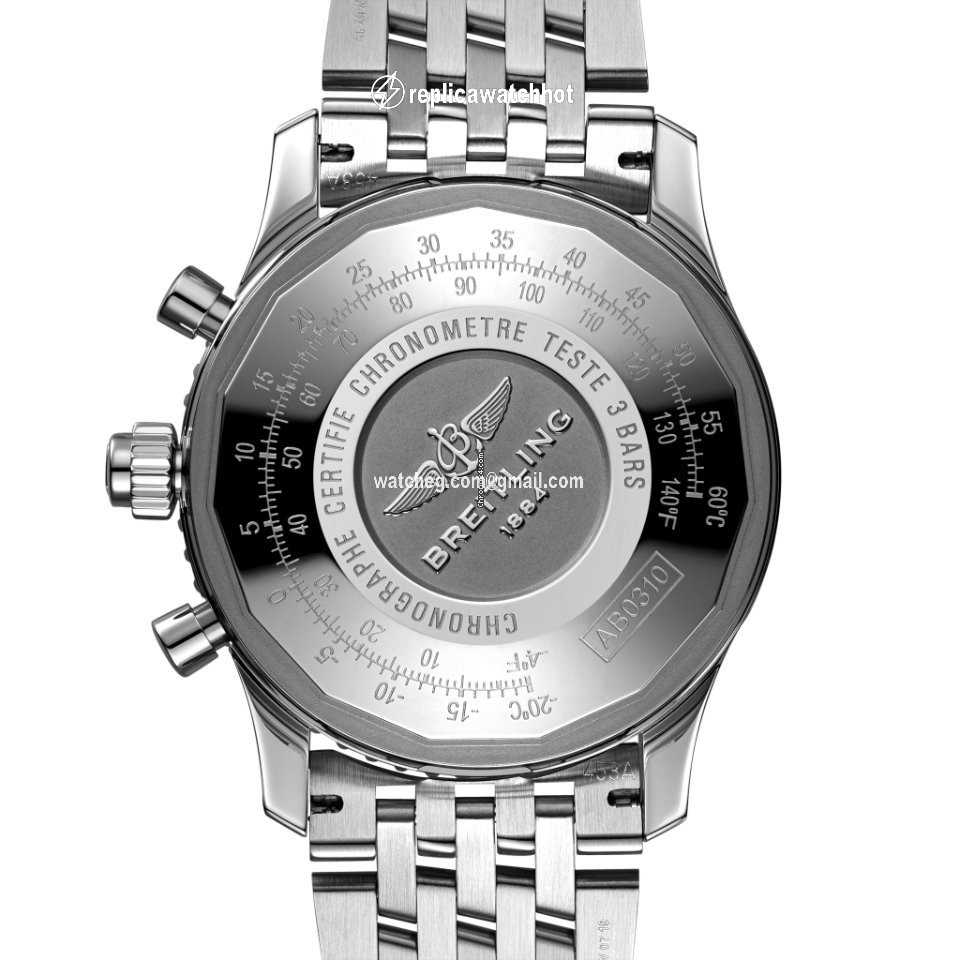 Breitling Navitimer Rattrapante Mens watch Unisex Automatic Steel AB0311211G1A1 2
