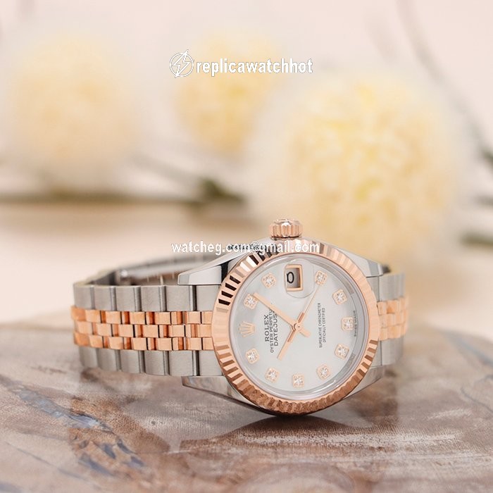 Rolex Lady-Datejust Gold Steel Automatic 279171NG 2