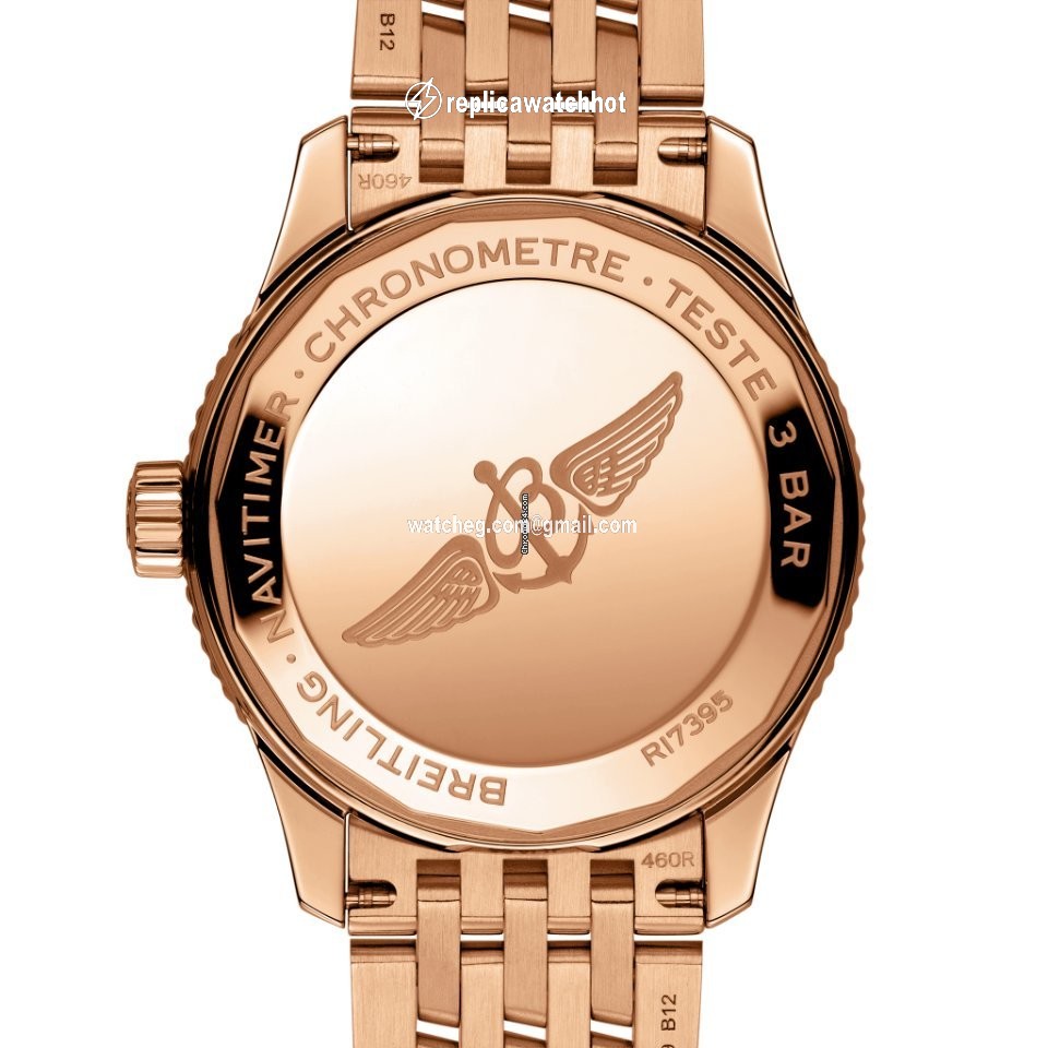 Breitling Navitimer Womens watch Automatic Red gold R17395211A1R1 2
