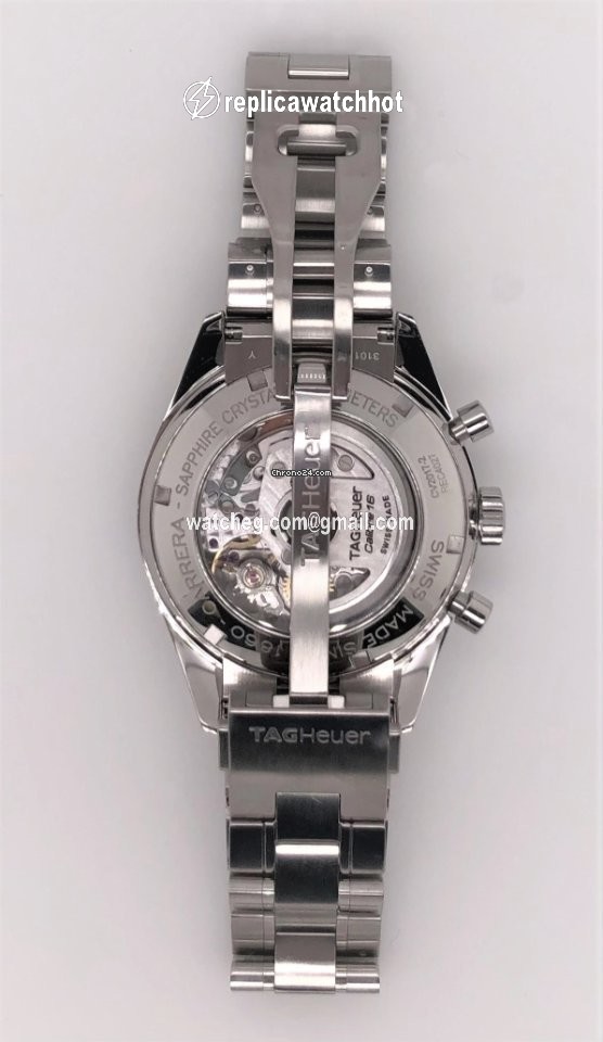 TAG Heuer Carrera Calibre 16 Mens watch Unisex Automatic Steel CV2017-2 2