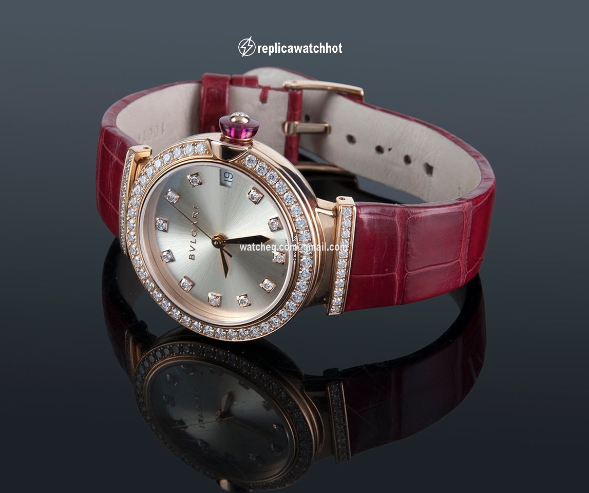 Bulgari Lucea Womens watch Automatic Rose gold LU P 33 G 2