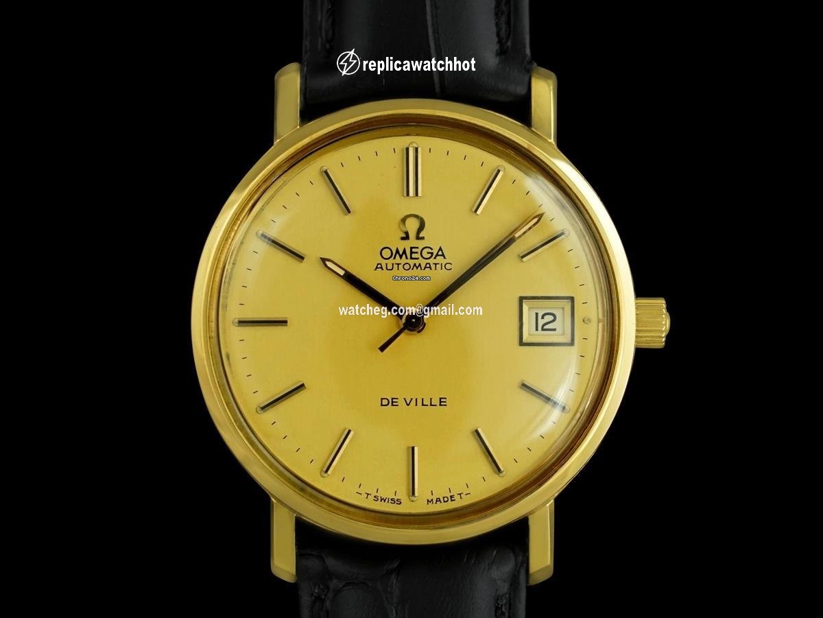 Omega De Ville Mens watch Unisex Automatic Gold Steel 7692 2