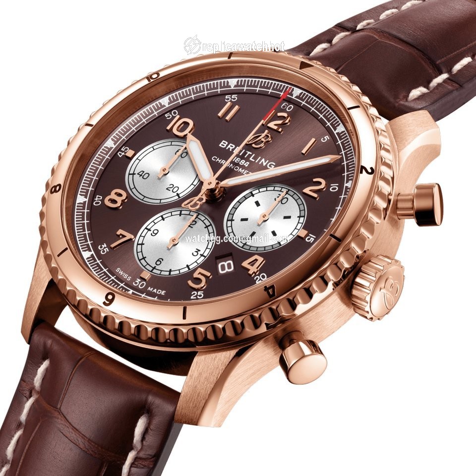 Breitling Aviator 8 Red gold RB0119131Q1P2 2