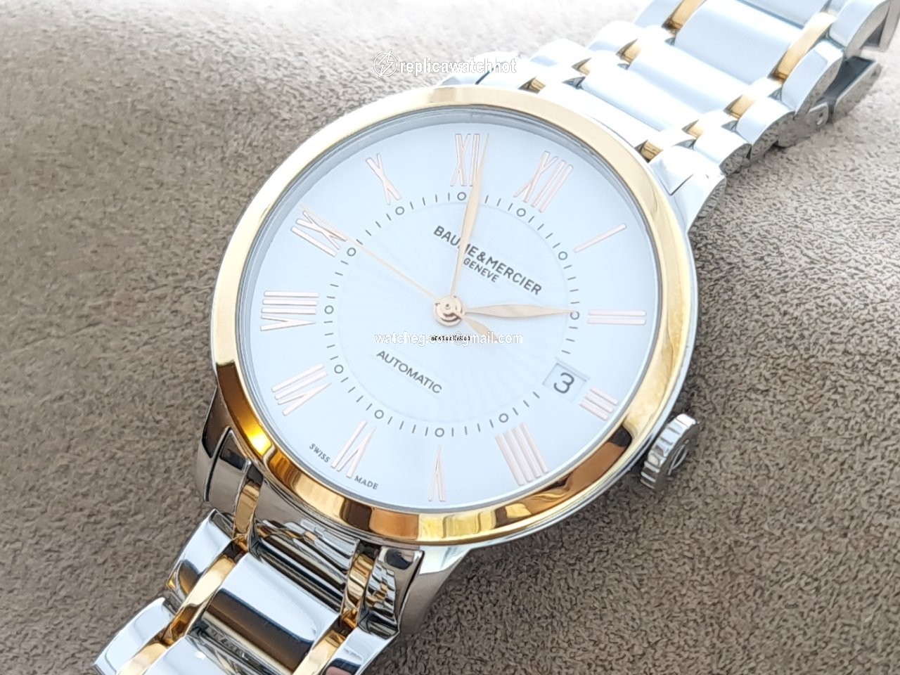Baume & Mercier Classima Womens watch Automatic Gold Steel M0A10223 2