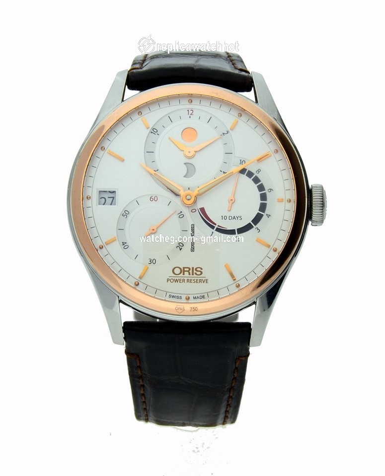 Oris Artelier Calibre 112 Mens watch Unisex Manual winding Gold Steel 01 112 7726 6351-Set 1 23 73FC 2