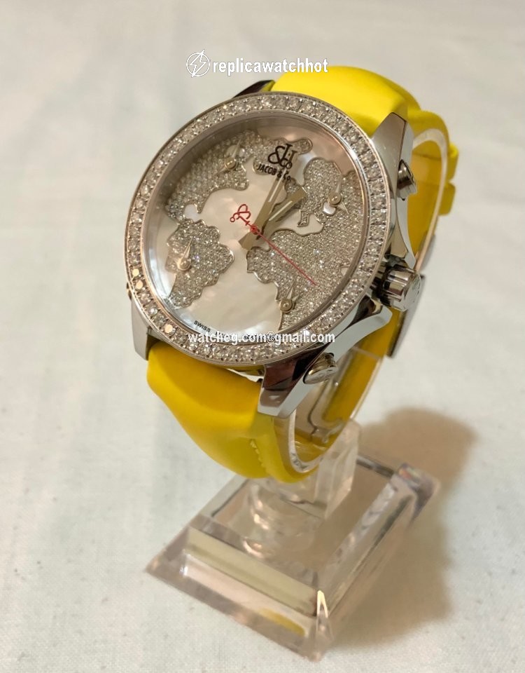 Jacob & Co. Five Time Zone Mens watch Unisex Quartz Steel JCM 2