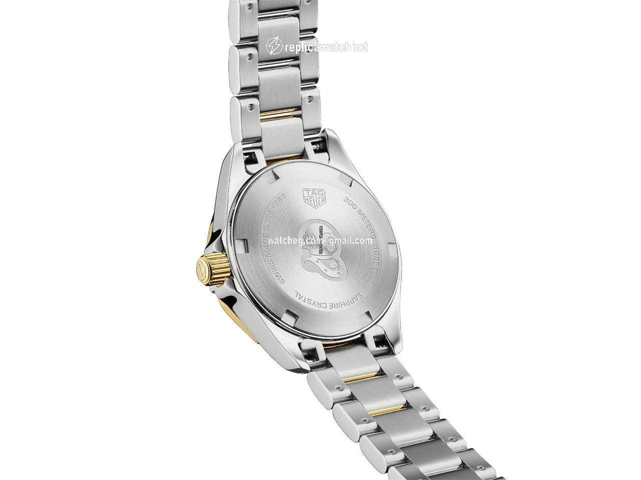 TAG Heuer Aquaracer Lady Womens watch Quartz Gold Steel WBD1420.BB0321 2