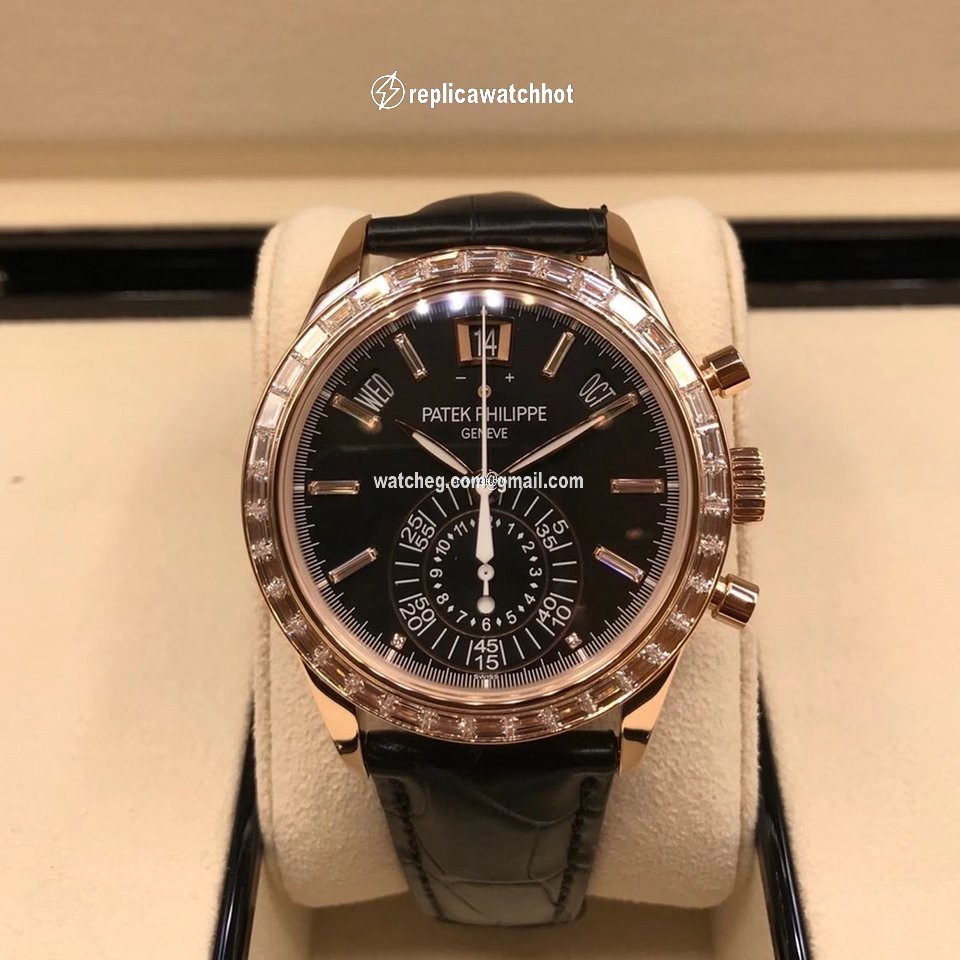 Patek Philippe Annual Calendar Chronograph Mens watch Unisex Automatic Rose gold 5961R-010 2
