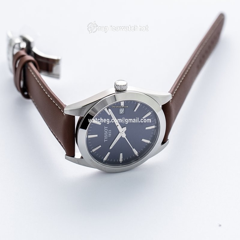 Tissot T-Classic Mens watch Unisex Quartz Steel T127.410.16.041.00 2