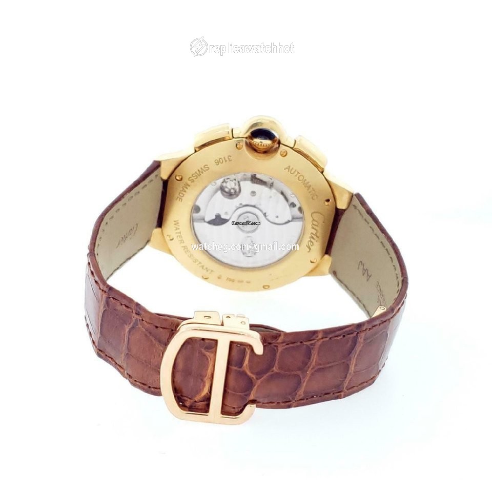 Cartier Ballon Bleu 44mm Mens watch Unisex Automatic Yellow gold W6920007 2