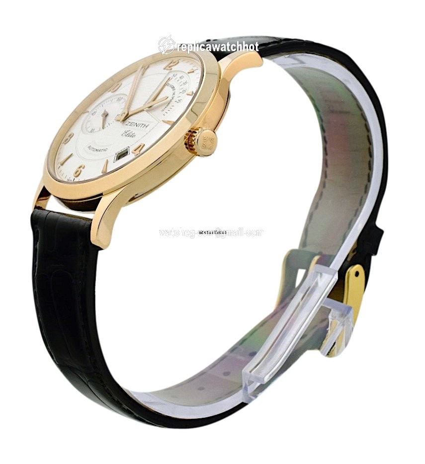 Zenith Elite Power Reserve Mens watch Unisex Automatic Rose gold 18.1125.685 01.C490 2