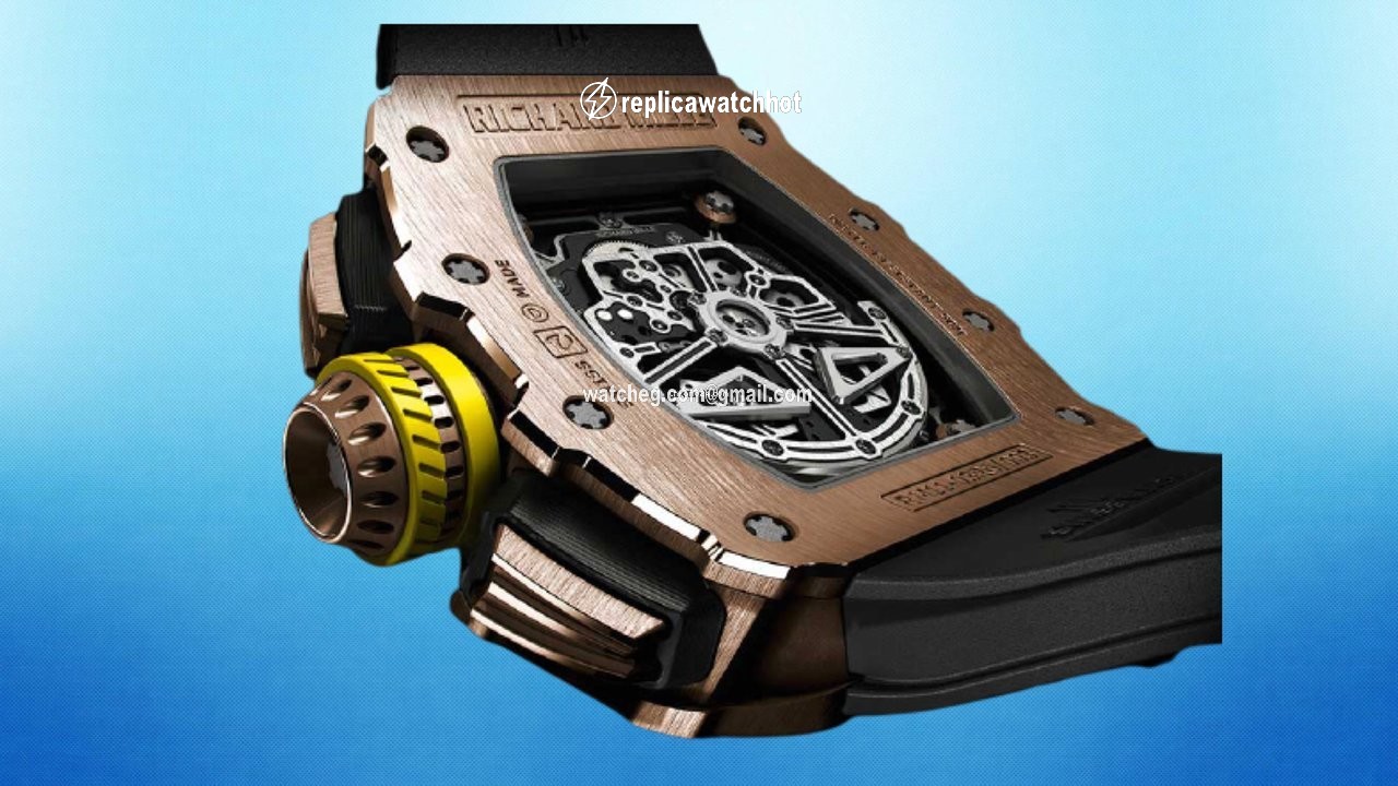 Richard Mille RM 011 Mens watch Unisex Automatic Rose gold Richard Mille RM 11-03 Full Rose 2