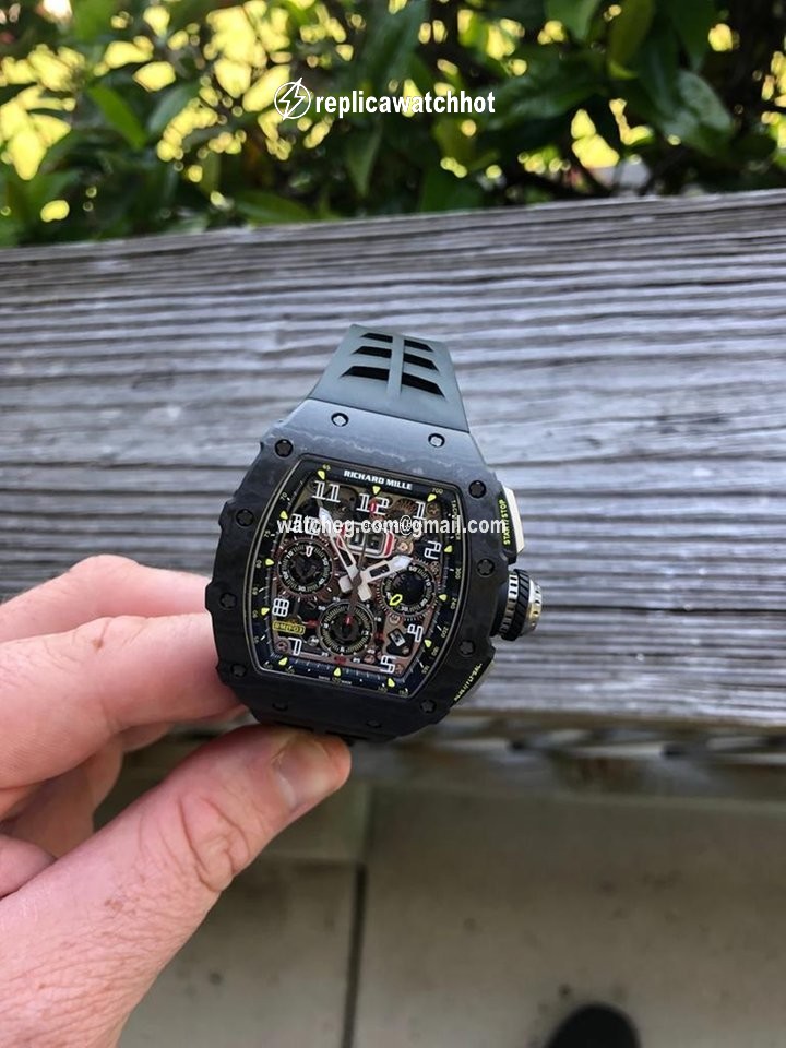 Richard Mille RM 011 Mens watch Unisex Automatic Carbon RM 11-03 NTPT 2