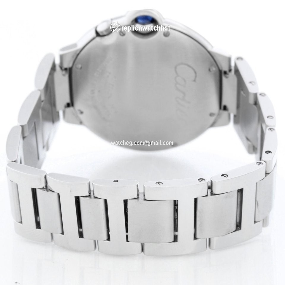 Cartier Ballon Bleu 42mm Mens watch Unisex Quartz Steel W6920011 2