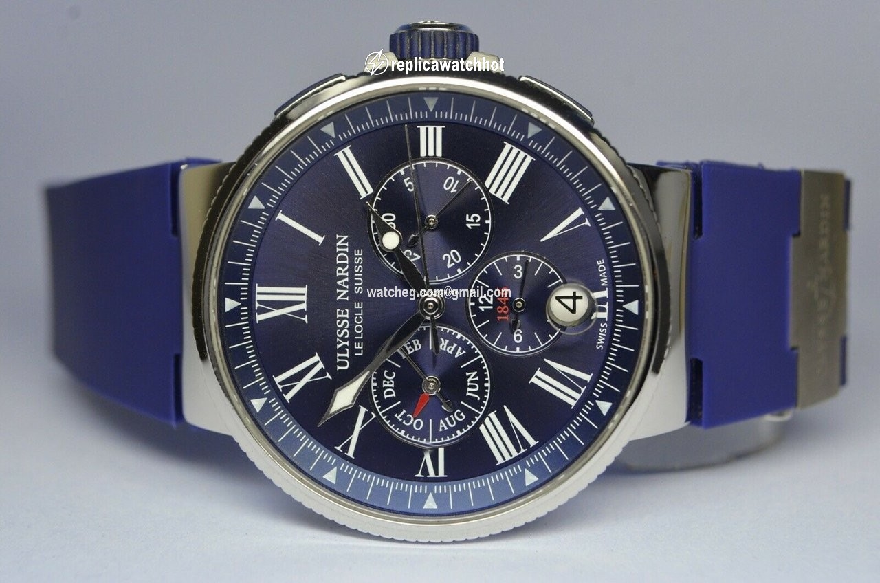 Ulysse Nardin Marine Chronograph Mens watch Unisex Automatic Steel 1533-150  Code: 6488 2