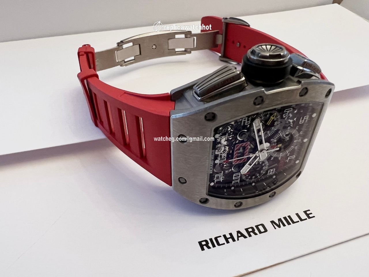 Richard Mille RM 011 Mens watch Unisex Automatic Titanium RM11 Chronograph 2
