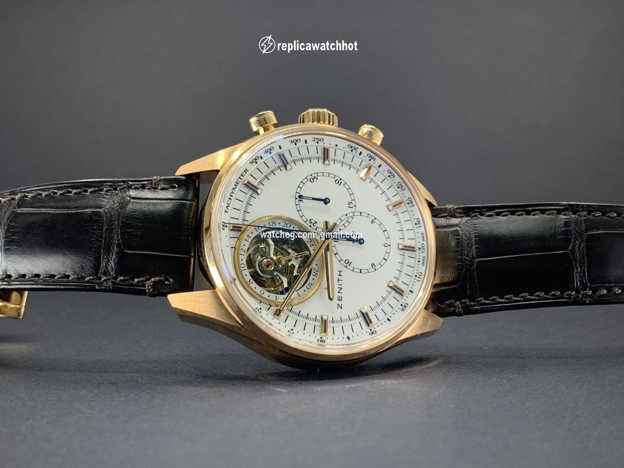 Zenith El Primero Tourbillon Automatic Rose gold 18.2280.4035 01.C713 2