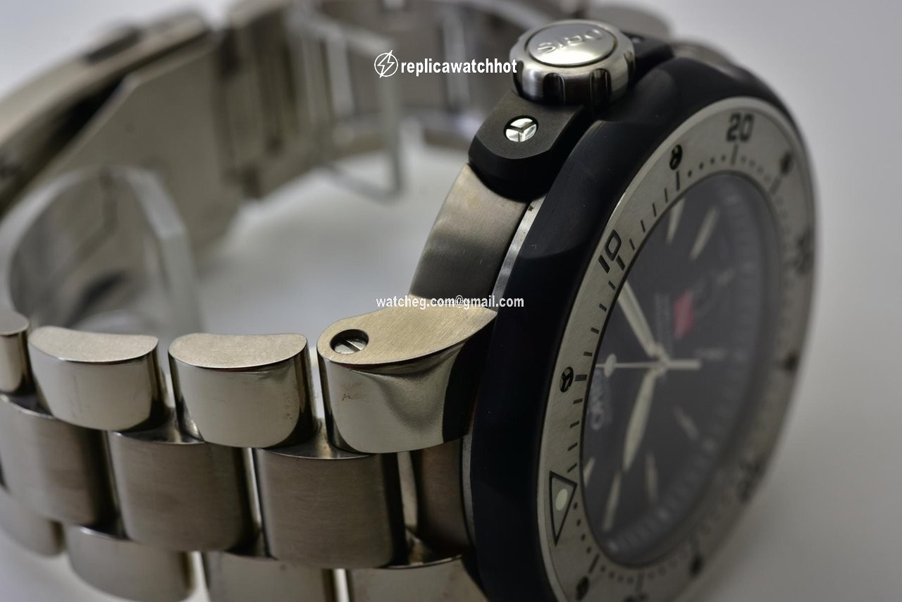 Oris ProDiver Date Mens watch Unisex Automatic Titanium 01 733 7646 7184-Set 2