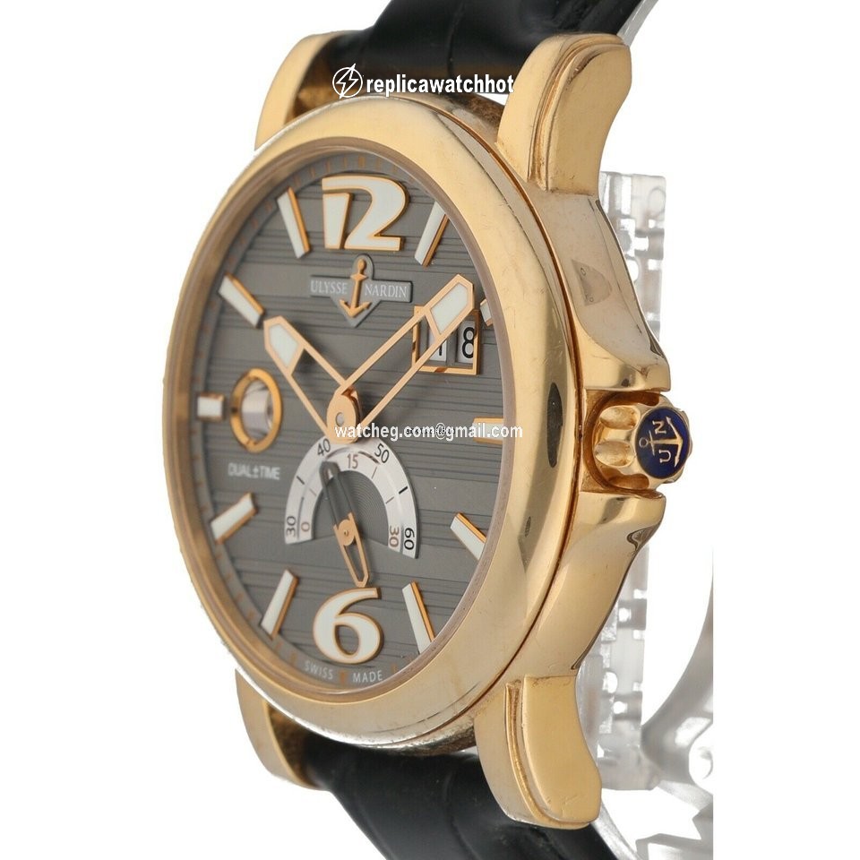 Ulysse Nardin Dual Time Mens watch Unisex Automatic Yellow gold 246-55 2