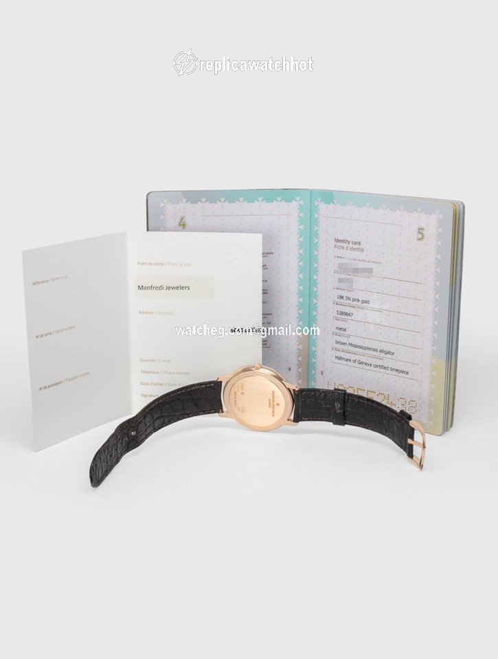 Vacheron Constantin Patrimony Mens watch Unisex Manual winding Rose gold 81180 000R-9159 2
