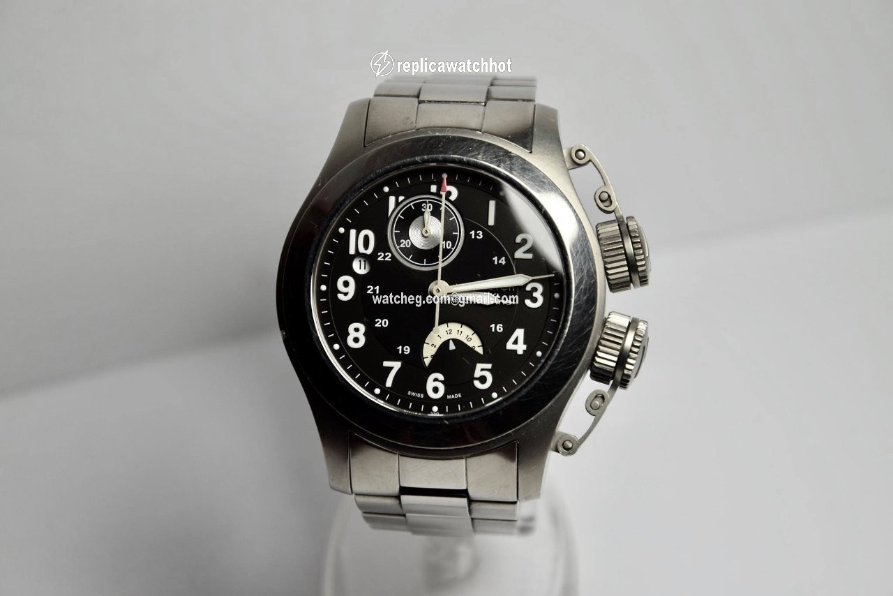 Hamilton Khaki Navy Frogman Mens watch Unisex Automatic Titanium H777160 2