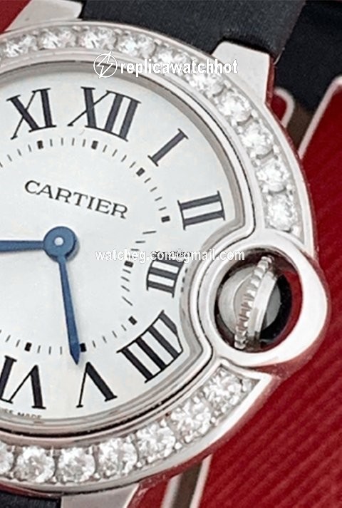 Cartier Ballon Bleu 28mm Womens watch Quartz White gold WE900351 2