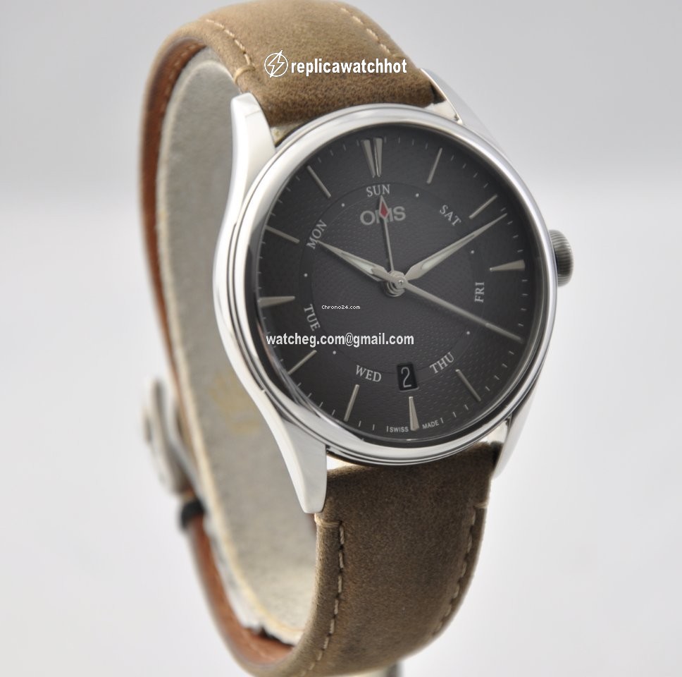Oris Artelier Pointer Day Date Mens watch Unisex Automatic Steel 01 755 7742 4053-07 5 21 32FC 2
