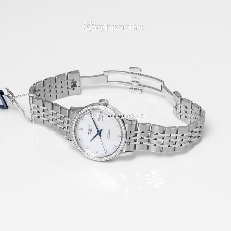 Longines Record Womens watch Automatic Steel L23210876 2