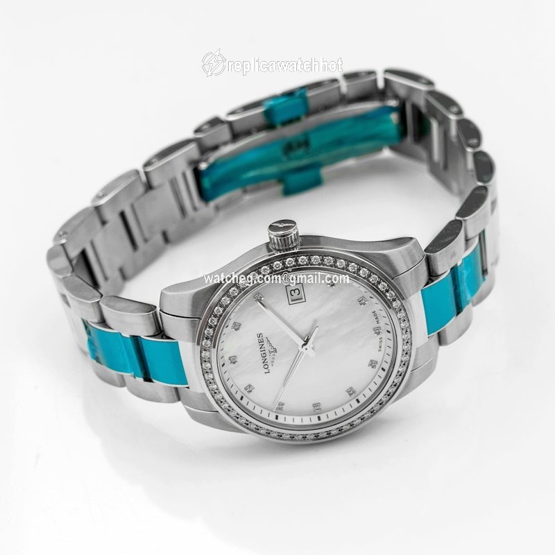 Longines Conquest Womens watch Quartz Steel L34000876 2