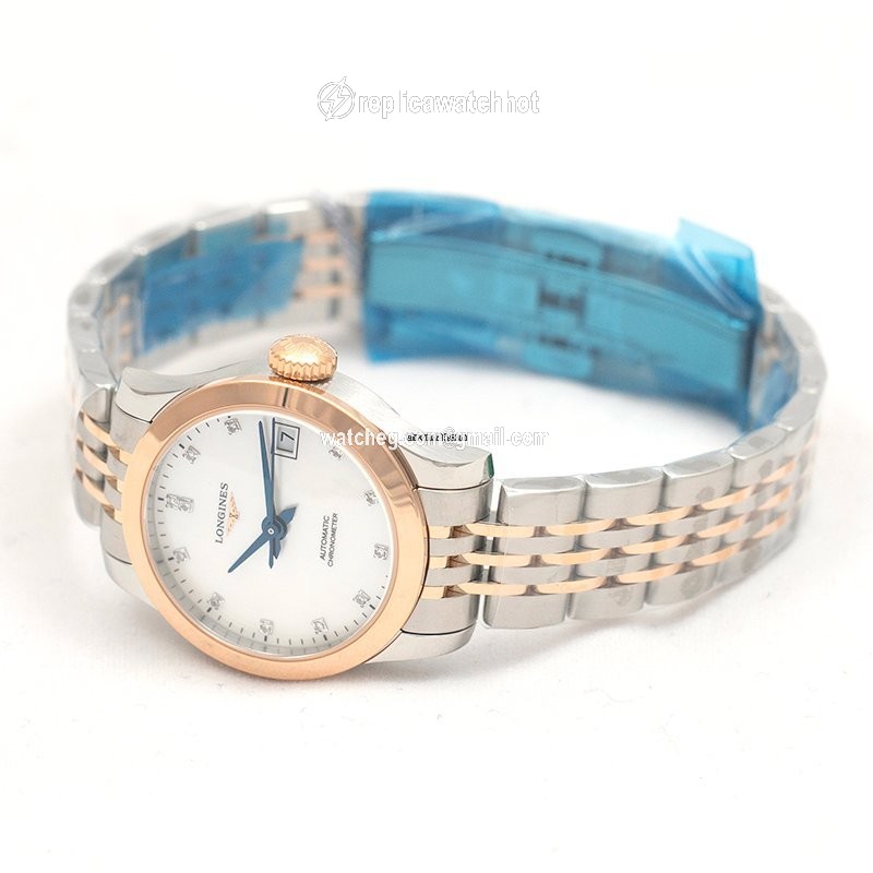 Longines Record Womens watch Automatic Steel L23205877 2