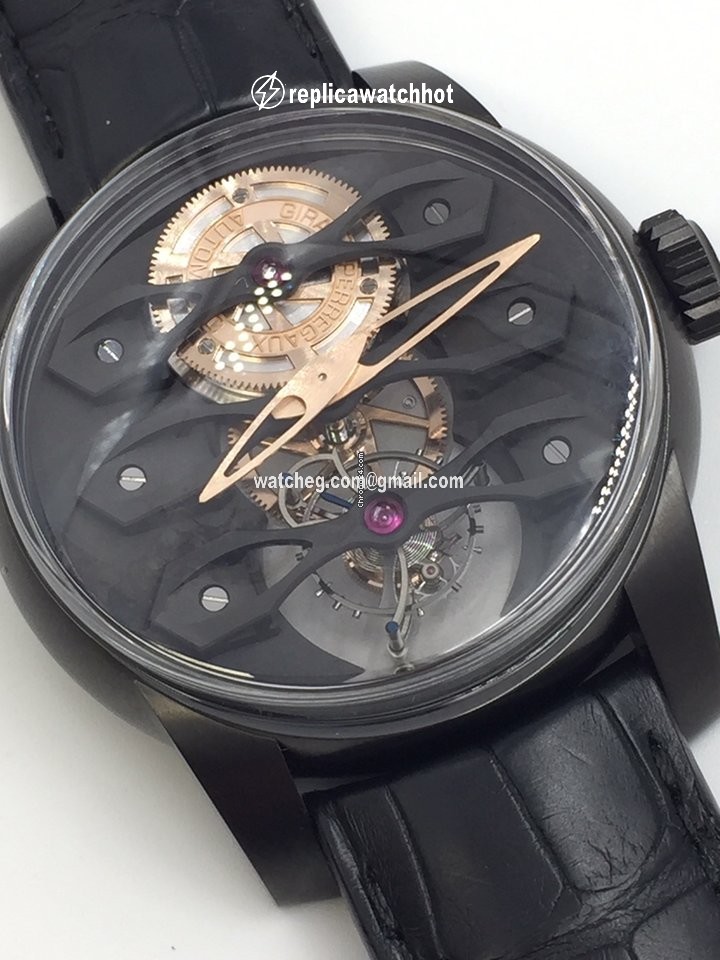Girard Perregaux Bridges Mens watch Unisex Automatic Titanium 99270-21-000-BA6A 2