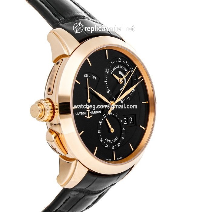 Ulysse Nardin Mens watch Unisex Automatic Rose gold 672-05 92 2
