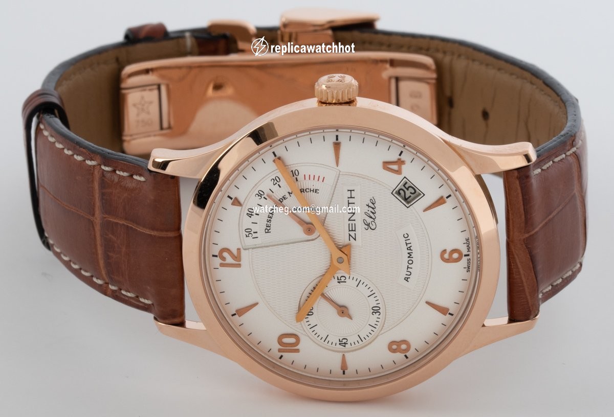 Zenith Elite Power Reserve Mens watch Unisex Automatic Rose gold 18.1125.685 2