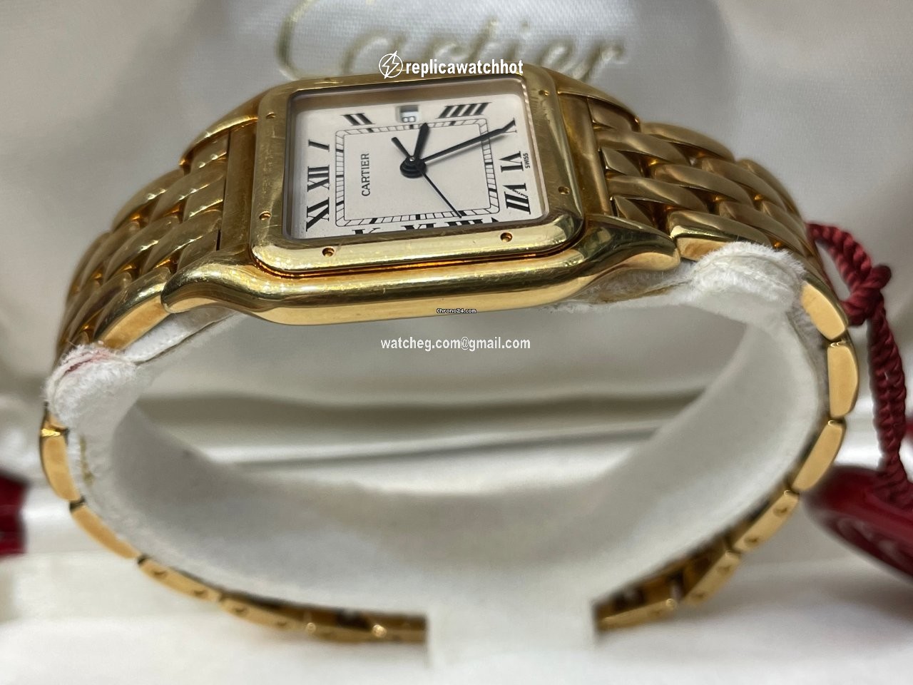 Cartier Panthere Mens watch Unisex Quartz Yellow gold 887968 2