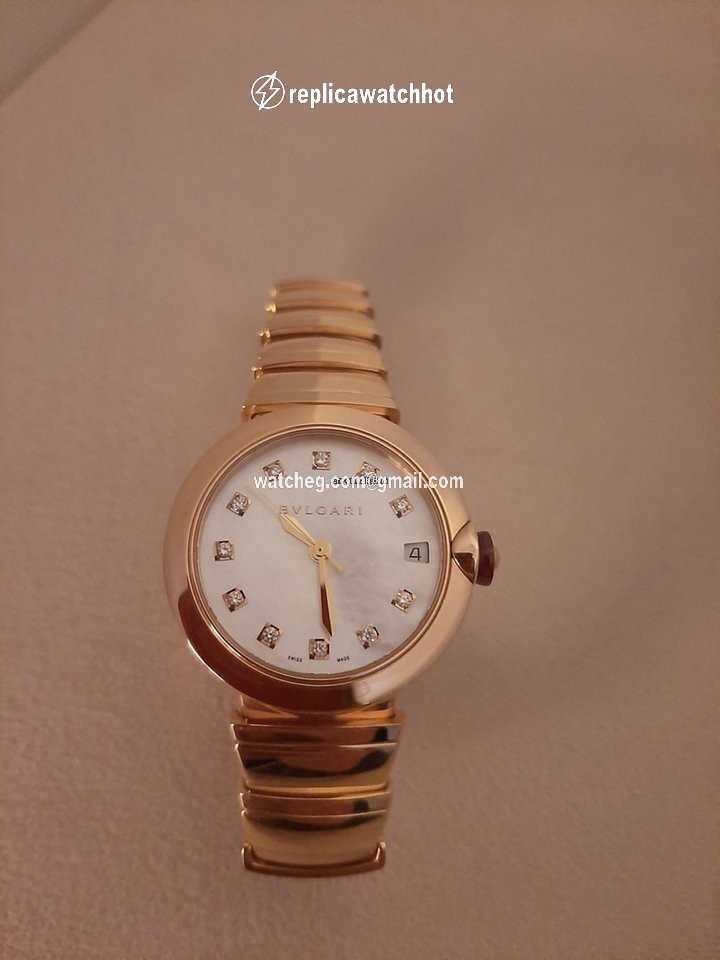 Bulgari Lucea Womens watch Automatic Rose gold 102353 2