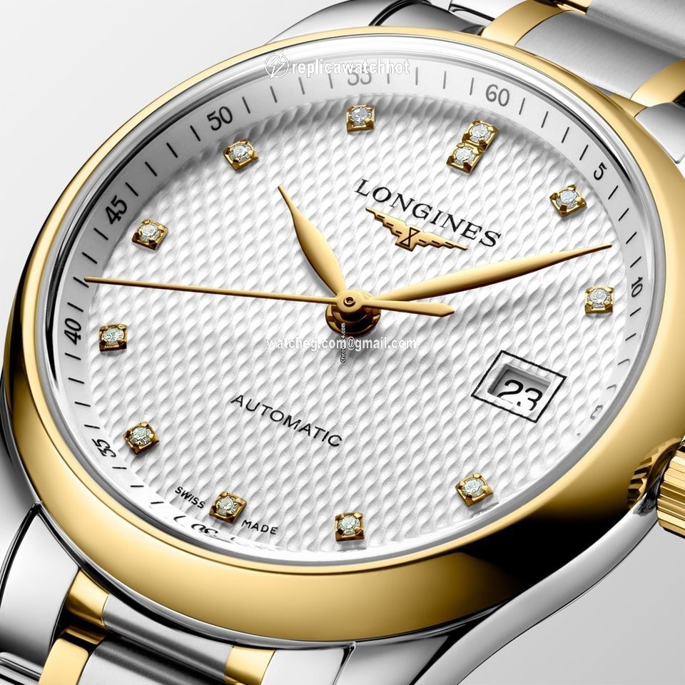 Longines Master Collection Womens watch Automatic Gold Steel L2.257.5.77.7 2