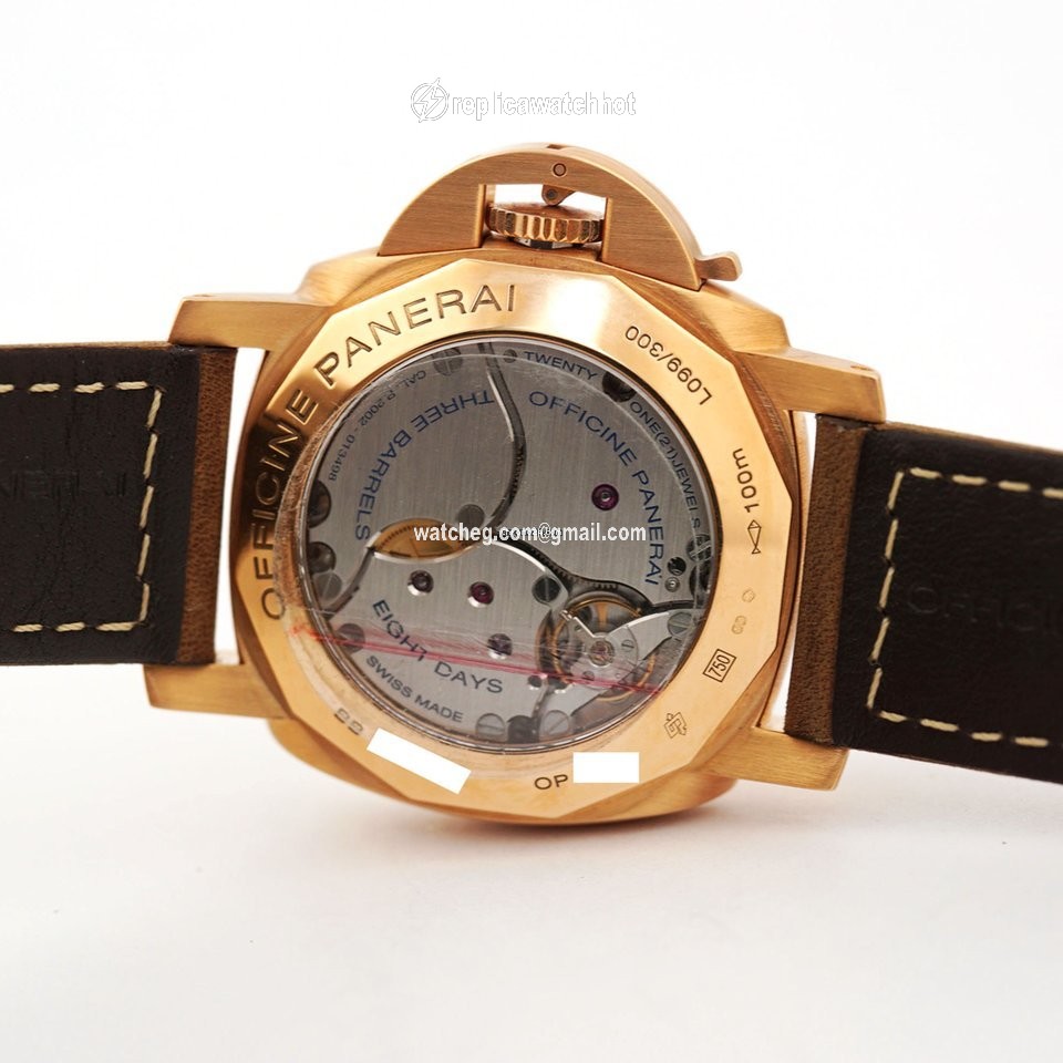Panerai Luminor 1950 8 Days GMT Mens watch Unisex Manual winding Rose gold PAM 00289 2